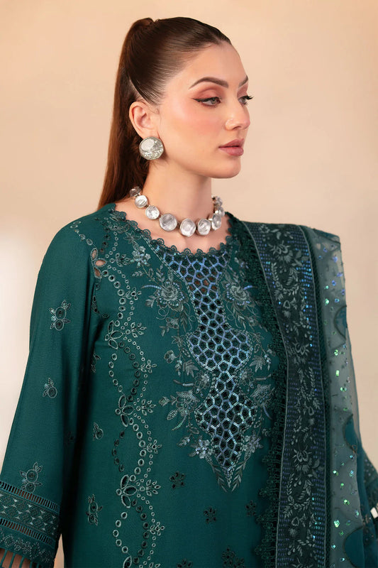 Nureh Karandi Ready-to-Wear Organza Dupatta – 2.5 Meter